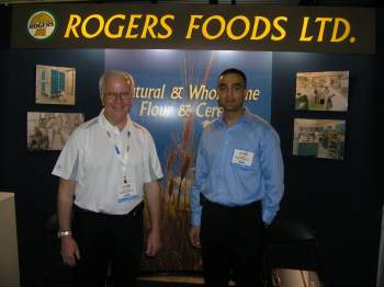 Dan Dobin, left, and Jay Mann of Rogers Foods Ltd.